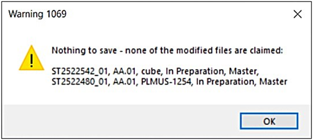 nothing to save window