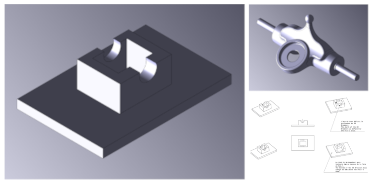 CAD drawings from CATIA Basics Training