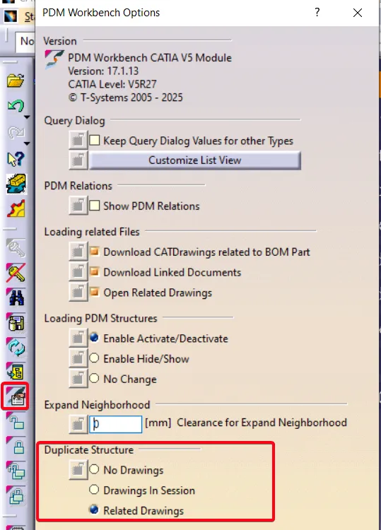Duplicate drawings option