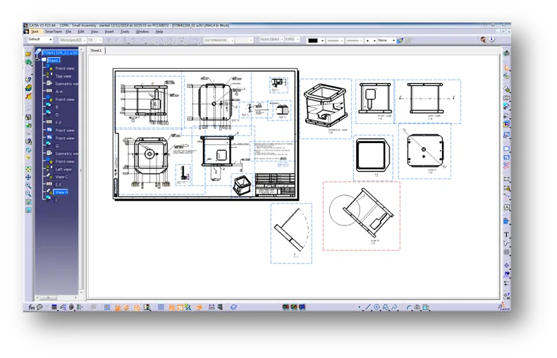 How to manage drawings with several sheets in PLM?