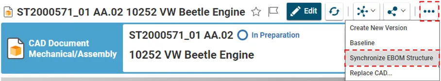 How to update a BOM in the PLM?